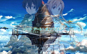 Swort Art Online, pair, mmorpg, martial arts, love HD wallpaper