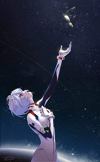 Rei ayanami, neon genesis evangelion, nge, anime HD phone wallpaper