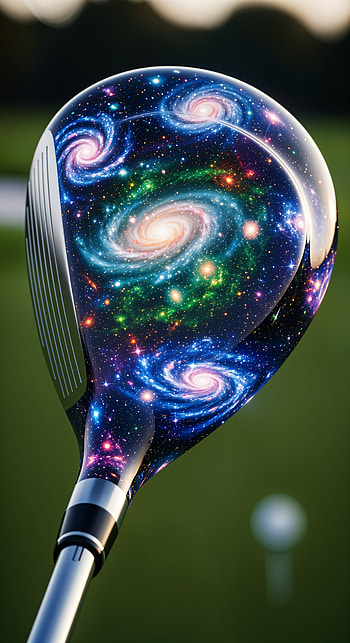 Galactic Golf Driver — HD phone wallpaper