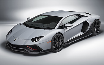 Lamborghini Aventador, LP 780-4 Ultimae, front view, exterior, silver Aventador, Italian supercars, Lamborghini HD wallpaper