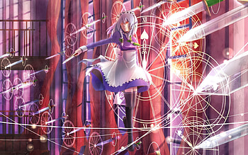 GO, glass, girl, anime, dress HD wallpaper