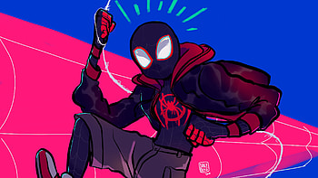 Art New Miles Morales, spiderman, superheroes, artwork, digital-art, behance HD wallpaper