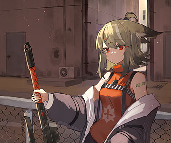 Cutter - Arknights, video game, Arknights HD wallpaper