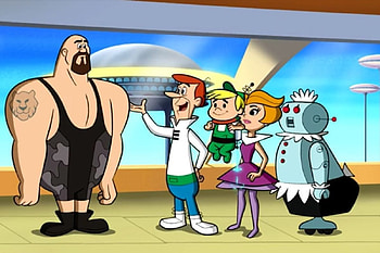 The Jetsons And Robo Wrestlemania, wrestlemania, jetsons, rosie, robo HD wallpaper