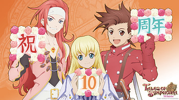Tales Of, Anime, Tales Of Symphonia, Colette Brunel (Tales Of Symphonia), Lloyd Irving (Tales Of Symphonia), Zelos Wilder (Tales Of Symphonia) HD wallpaper