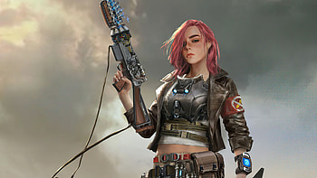 Solider Girl With Gun Scifi , soldier, gun, artist, artwork, digital-art, artstation HD wallpaper
