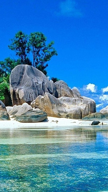 la digue, island HD phone wallpaper