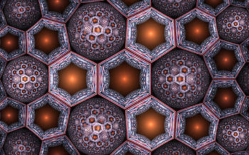 Fractal, purple, pink, abstract, bright, texture, luminos, orange HD wallpaper