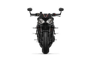 2018 Triumph Speed Triple RS, matt jet, black bike HD wallpaper