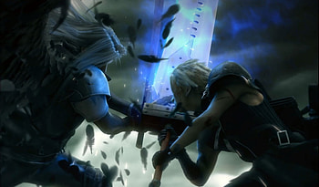 cloud strife and sephiroth, strife, and, sephiroth, cloud HD wallpaper