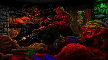 Brutal Doom HD wallpaper
