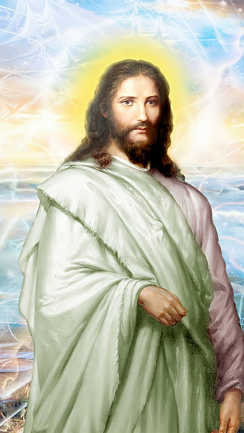 Papa Jesus, Jesus Angel HD phone wallpaper