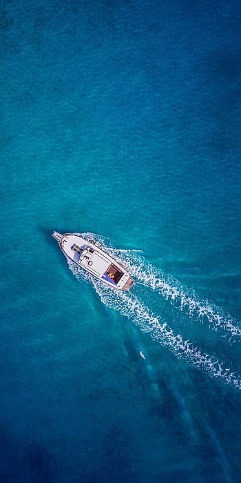 Ocean , Aerial graphy, Huawei screensaver, Marine beauty HD phone wallpaper