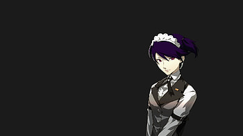 Persona Series 4 Arena Ultimax Kikuno Saikawa Simple Background ... HD wallpaper