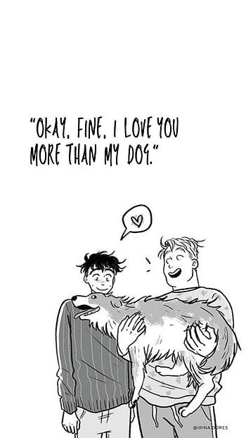 Heartstopper, perro, amar1 HD phone wallpaper