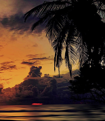Sunny, atmosphere, cloud HD phone wallpaper