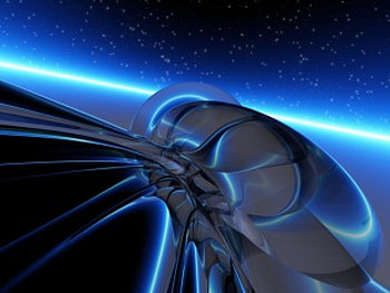 Interstellar Bug, blue, abstract HD wallpaper