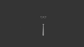 Tie, Glasses, Graphic, Minimalist , Background Full . HD wallpaper