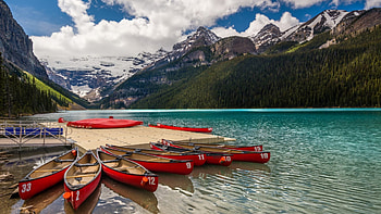 Lake Louise, Travels, Computer , Breathtaking views HD wallpaper