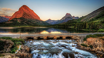 Glacier National Park, Scenery HD wallpaper