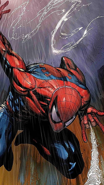 Spiderman Comic, Comic Cartoon HD phone wallpaper