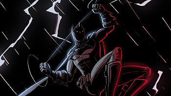 Batman Dark Lighting, batman, superheroes, artwork, artist, artstation HD wallpaper