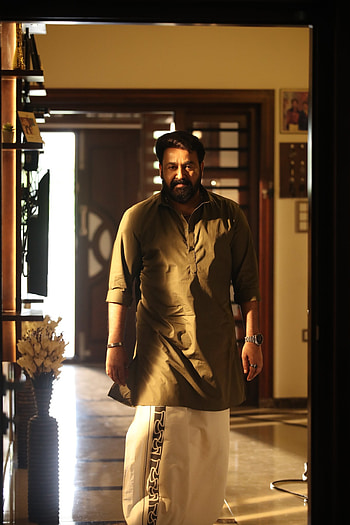 Mohanlal, aarattu, beard, houseplant HD phone wallpaper