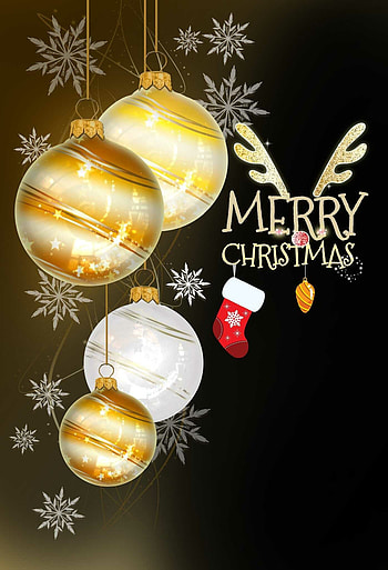 Merry Christmas , Festive beauty, Holiday joy, Ornamental decorations HD phone wallpaper
