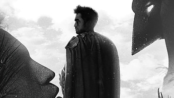The Batman Robert Pattinson As Batman , the-batman, batman, superheroes, movies, 2021-movies, artist, artwork, digital-art, monochrome, black-and-white, artstation HD wallpaper