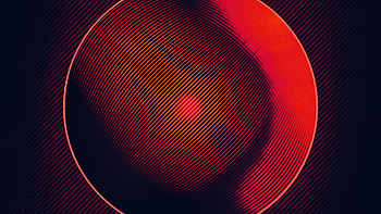 Abstract Circle Red Lines , abstract, lines, behance, red HD wallpaper