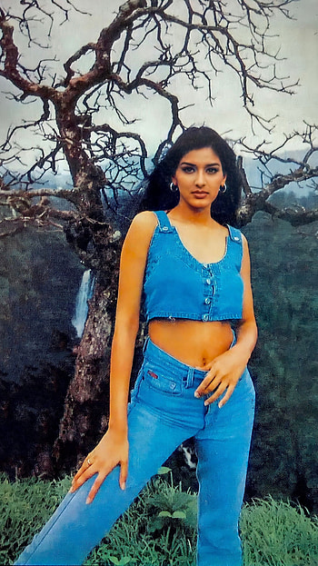 Sonali bendre, bollywood actress, navel HD phone wallpaper