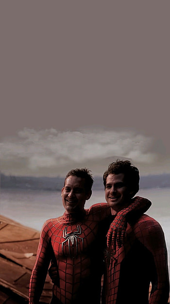 Spiderman No Way Home, Spider-Man, Tobey and Andrew HD phone wallpaper
