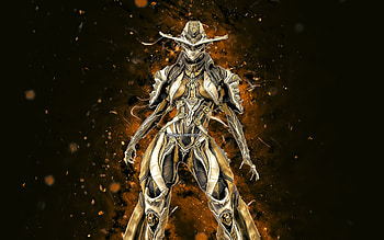 Mesa Prime, , green neon lights, Warframe, RPG, Warframe characters, Mesa Prime Build, Warframe Builds, Mesa Prime Warframe HD wallpaper