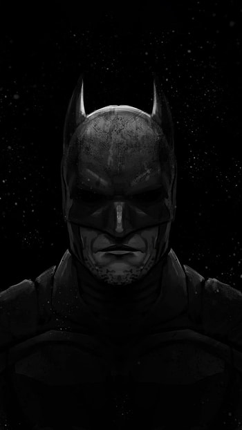 BATMAN BLACK, monochrome graphy, jaw, bat, superhero, hero, joker, man HD phone wallpaper