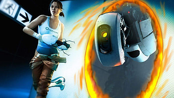 Portal 2, Futuristic setting, High-tech laboratories, Portal gun HD wallpaper