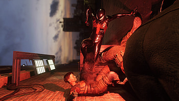 Symbiote Peter, video game, Marvel's Spider-Man 2 HD wallpaper