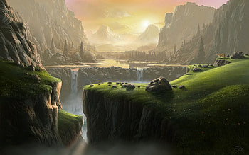 Bootyful landscape, Bootyful, WTF, fantasy, , landscape HD wallpaper