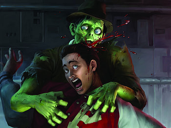Cartoon, , Zombies HD wallpaper