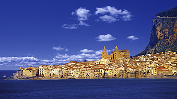 Cefalu locations, Italian charm, Coastal beauty, Historical sites HD wallpaper