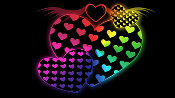 HEART, colors, mac, windows HD wallpaper