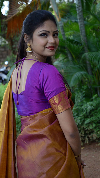 Lavanya Choudary, telugu actress, saree lover HD phone wallpaper