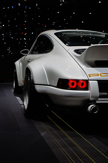 Sports, Porsche, Cars, Car, Machine, Sports Car, Back View, Rear View, Porsche 911 HD phone wallpaper