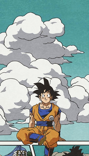 Goku, art, cartoon HD phone wallpaper
