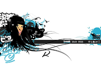 Vector, Girl, Stripes, Streaks, Style, Face HD wallpaper