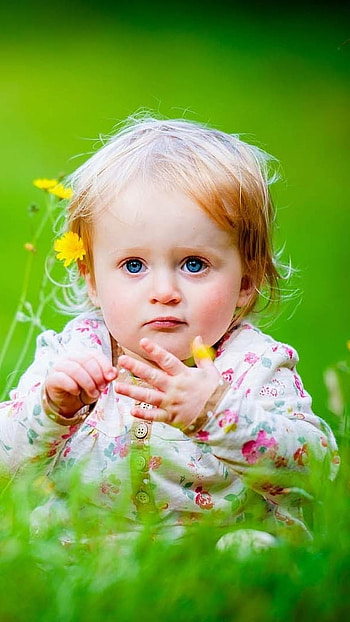 Cute For Girls, Blue Eyes, Cute Baby Girl HD phone wallpaper