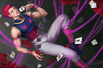 Hisoka, Hunter x Hunter, Fantastic , Striking visuals HD wallpaper