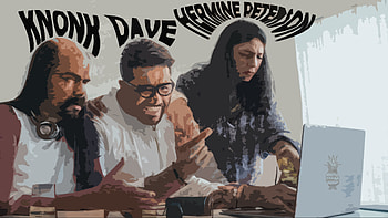 Knonk, Dave and Hermine Peterson (Artwork by Aki Streeter), universe HD wallpaper