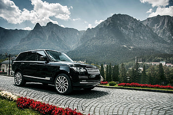 Range Rover, Mountains, Cars, Side View HD wallpaper