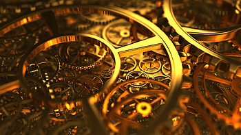 Clockwork mechanism, Inner workings, Precise gears, Mechanical timekeeping HD wallpaper