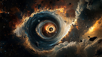 Wormhole Nexus — Sci‑Fi, Sci Fi, wormhole, black hole, space, nebula HD wallpaper